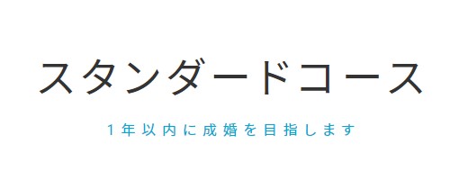 スタンダードコース