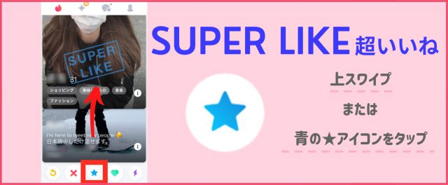 Tinder　評判　SUPER LIKE
