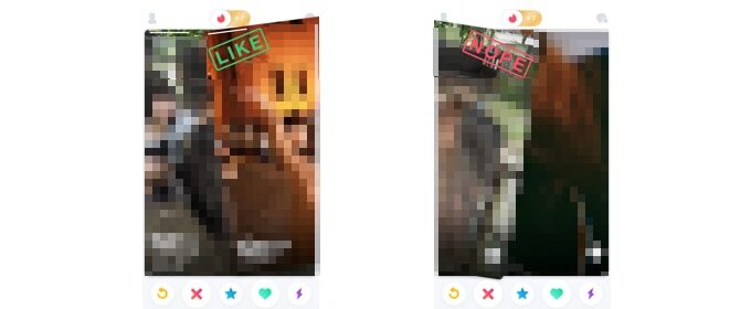 TinderのLIKEとNOPEの違いについて