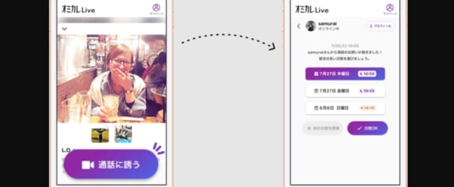通話に誘う