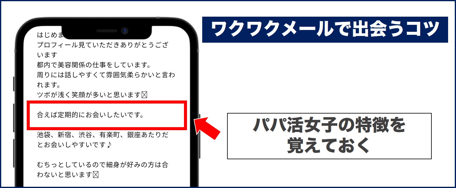 ワクワクメールで出会うコツ