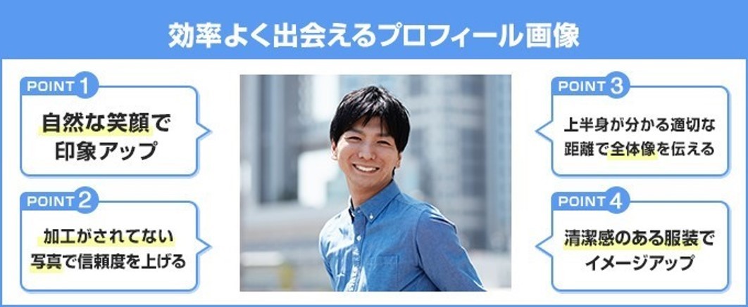 熟女ウケが良いプロフ写真の例